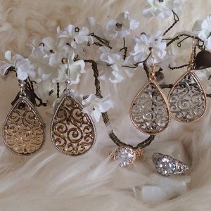 💐Vintage💐Filigree Set